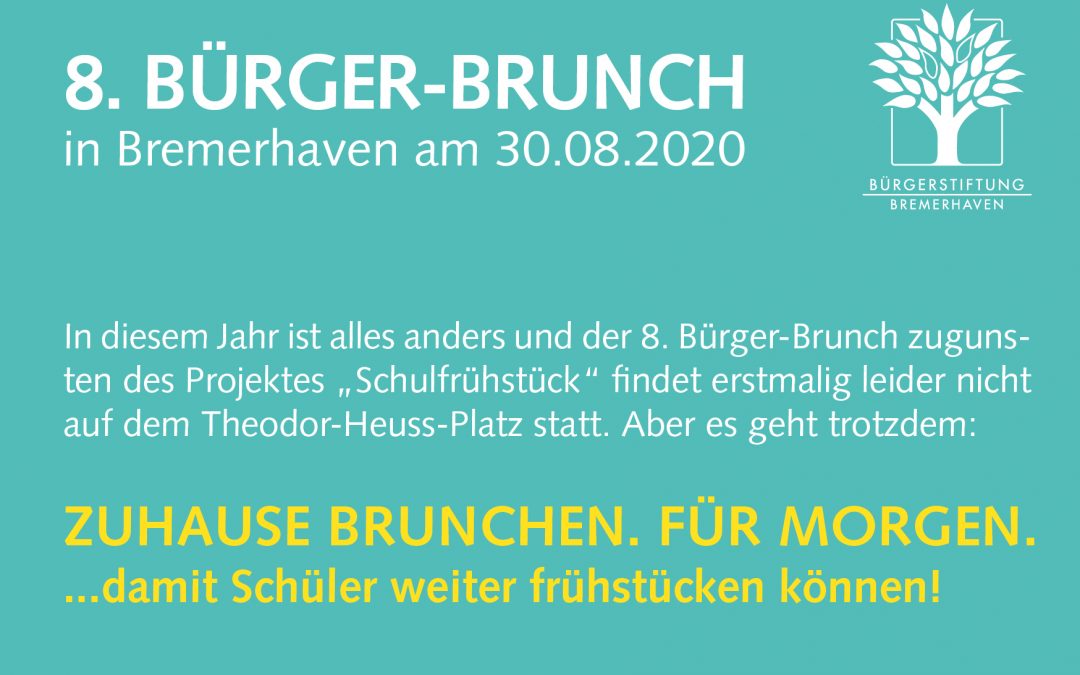 8. Bürger-Brunch in diesem Jahr mal anders…..